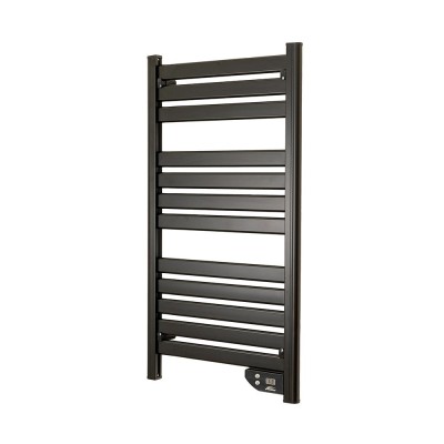 Radiator electric pentru prosoape 500W negru foto