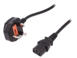 Cablu Alimentare 1.8m Negru 5A