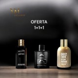 Cumpara ieftin Set 3 Parfumuri Chatler: CH Good Men, Adventure Men, 002 View For Woman - Mixte Barbati &amp; Femei - Arome Lemnoase, Florale, Citrice