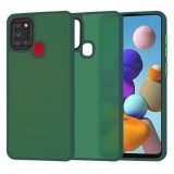 Husa pentru Samsung Galaxy A21s A217, Techsuit, HaloFrost, Verde