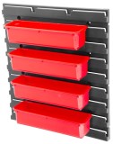 Boxy QBRICK&reg; Organizer n&aacute;hradn&yacute;, ONE Organizer M/L, 5 dielna sada, na stenu