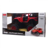 Masina cu telecomanda Jeep Wrangler JL rosu, scara 1:14, Rastar