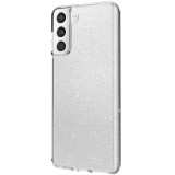 Husa Plastic - TPU UNIQ LifePro Tinsel pentru Samsung Galaxy S21 5G, Glitter, Transparenta