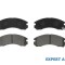 Set placute frana spate Mitsubishi Pajero I (1982-1990)[L04_G]