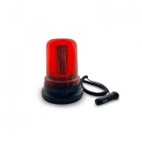 Girofar Auto LED Rosu 120 LED-uri, 12V-24V, Talpa Magnetica, ALM