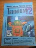 revista tehnium aprilie 1972-amenajari interioare,bucataria,trabant 601