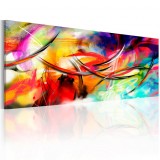 Cumpara ieftin Tablou - Dance of the rainbow 135x45 cm