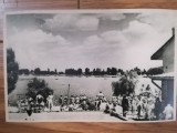 anii 50, Carte Postala Lacul FLOREASCA Strand RPR, Bucuresti comunism timp liber