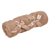 Prosop Față Bumbac, Premium, Taupe, 90x50cm, GSM 500