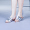 Papuci dama Delia argintii
