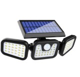 Cumpara ieftin Lampa tripla solara 74 LED cu senzor de miscare