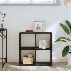 vidaXL Bibliotecă, stejar negru, 68,5x32x68,5 cm, lemn prelucrat