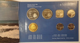 Set Monede Aruba, 1993, 6 monede si un jeton, excelent, America Centrala si de Sud