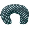 Perna Gravide Alaptat Womar Zaffiro Comfort Exclusive, 160cm, Gri/Turcoaz, Husa Bumbac, Umplutura Poliester
