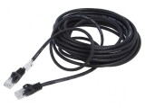 Cabluri Patch U/UTP 5e CCA PVC Negru 7,5m 26AWG
