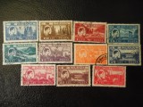 Romania-MIhai,vederi-serie completa stampilate