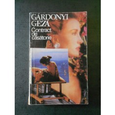 Gardonyi Geza - Contract de casatorie