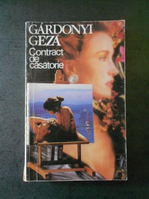 Gardonyi Geza - Contract de casatorie foto