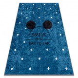 JUNIOR 52244.801 covor lavabil Mickey Mouse pentru copii anti-alunecare - albastru, 120x170 cm