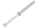Plastic Anchor with Screw 8x60 Zinc-Plated Steel 8mm