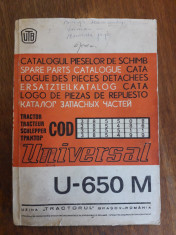 Catalogul pieselor de schimb Tractor Universal U 650 M UTB/ R7P5 foto