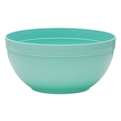 Bol Plastic, Rotund, Verde Marin, Capacitate 2.5L, Diametru 20cm foto