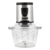 Tocator multifunctional 4 in 1 Zass, 200 W, 1.2 l, 2 lame, otel inoxidabil, vas sticla, Argintiu