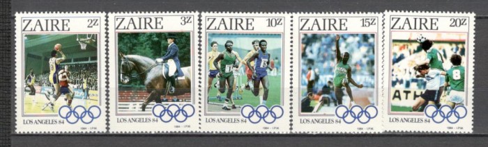 Zair.1984 Olimpiada de vara LOS ANGELES DX.99