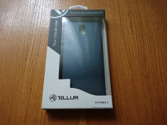 Husa plastic Nokia 3 Tellur Super Slim Bleumarin foto
