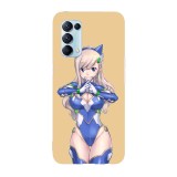Husa compatibila cu Oppo A54 5G model Rebecca Bluegarden Edens Zero, Silicon, TPU, Viceversa, Transparent, Carcasa