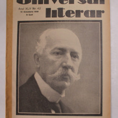 UNIVERSUL LITERAR , REVISTA , ANUL XLV , NR. 42 , 13 OCTOMBRIE , 1929