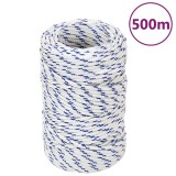 Cumpara ieftin Franghie de barca, alb, 2 mm, 500 m, polipropilena