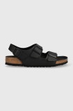 Birkenstock sandale Milano barbati, culoarea negru, 1024997