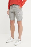 Napapijri pantaloni scurți din bumbac Noto 2.0 bărbați, culoarea gri, NP0A4HOQH621