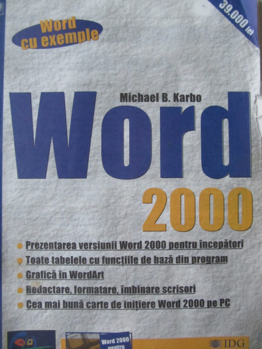 IDG World 2000 - cu exemple - Michael B. Karbo