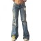 Blugi vintage pentru femei DINGJIUYAN Y2k, denim albastru, M - OUTLET