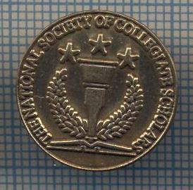 AX 960 INSIGNA- THE NATIONAL SOCIETY OF COLLEGIATE SCHOLARS-SUA- PT COLECTIONARI foto
