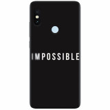 Husa silicon pentru Xiaomi Mi 8, Impossible
