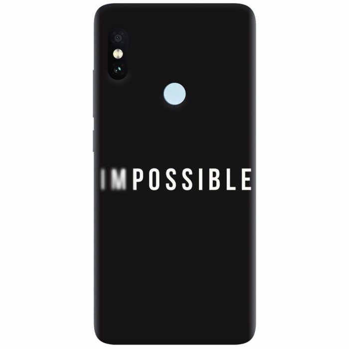 Husa silicon pentru Xiaomi Mi 8, Impossible