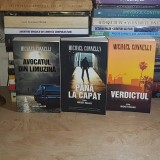 LOT 3 CARTI MICHAEL CONNELLY * SERIA MICKEY HALLER : PANA LA CAPAT + VERDICTUL + AVOCATUL DIN LIMUZINA , 2017-2019 *