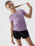 Tricou de sport cu uscare rapidă pentru fete - mov, 4F Sportswear