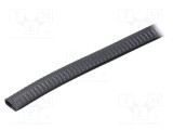 Ecran PVC negru pentru orificii și margini, 10m x 17mm - RST ROZTOCZE