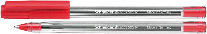 Pix Schneider Tops 505m, Unica Folosinta, Varf Mediu, Corp Transparent - Scriere Rosie