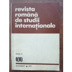 Revista romana de studii internationale anul V- Eugen A. Barasch