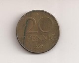 Moneda Germania - 20 Pfennig 1986 A