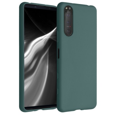 Husa pentru Sony Xperia 5 II, Silicon, Verde, 51531.171 foto