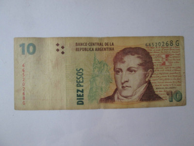 Argentina 10 Pesos 2003 foto