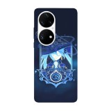 Husa compatibila cu Huawei Nova Y70 model Genshin Impact Mona, Silicon, TPU, Viceversa, Transparent, Carcasa