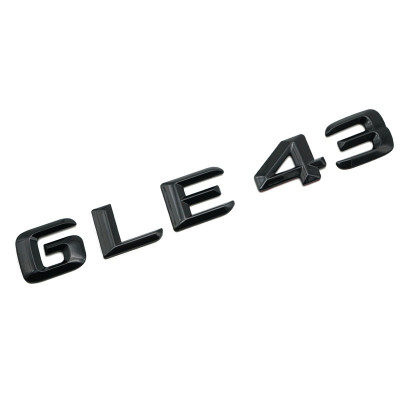 Emblema GLE 43 Negru, pentru spate portbagaj Mercedes foto