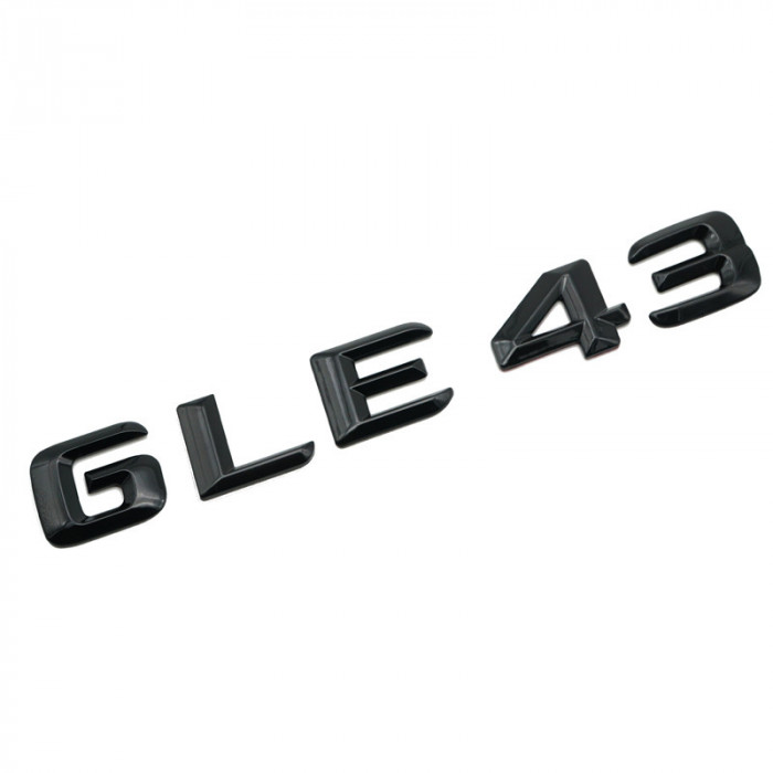 Emblema GLE 43 Negru, pentru spate portbagaj Mercedes